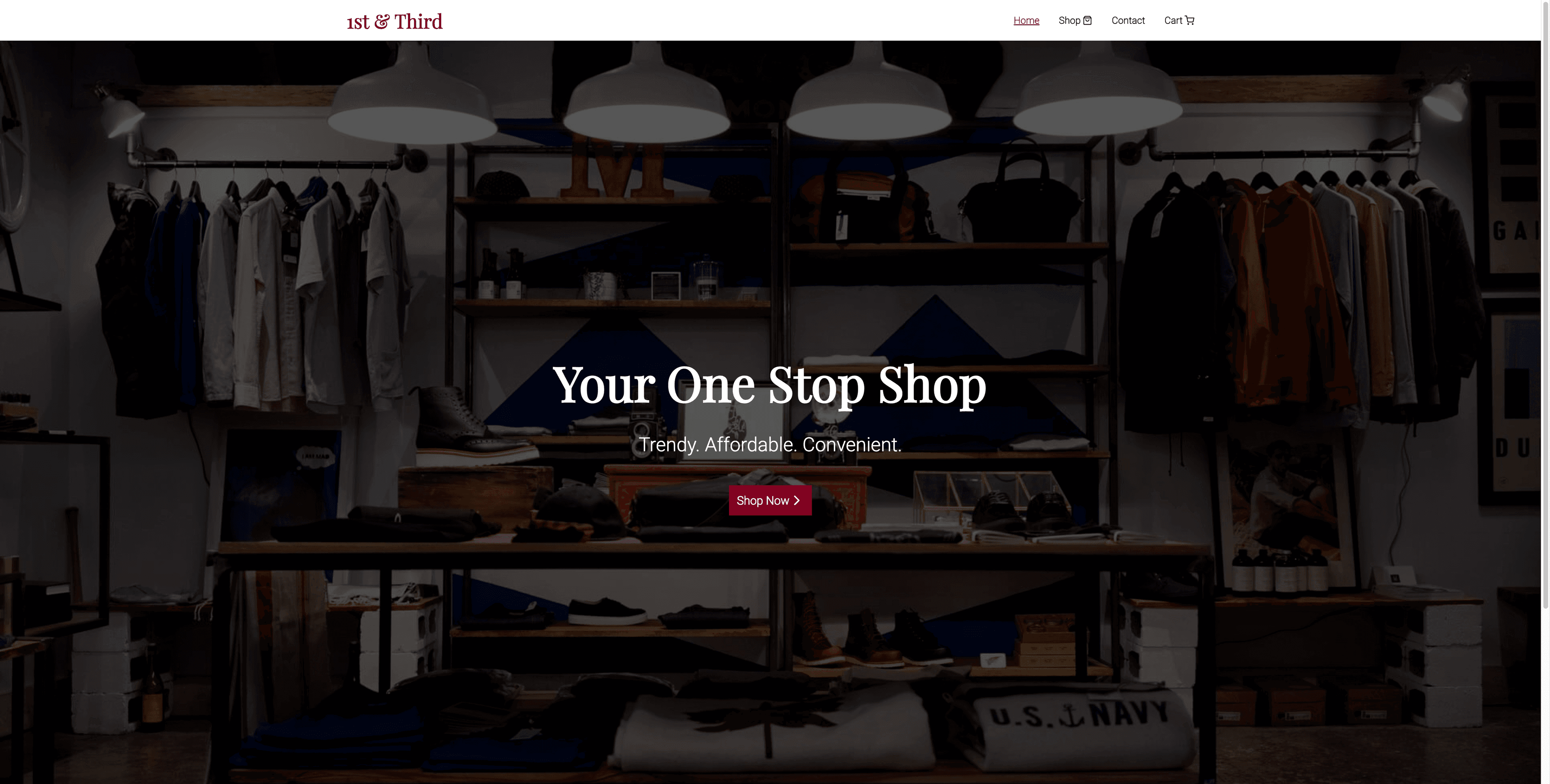 1st & Third home page