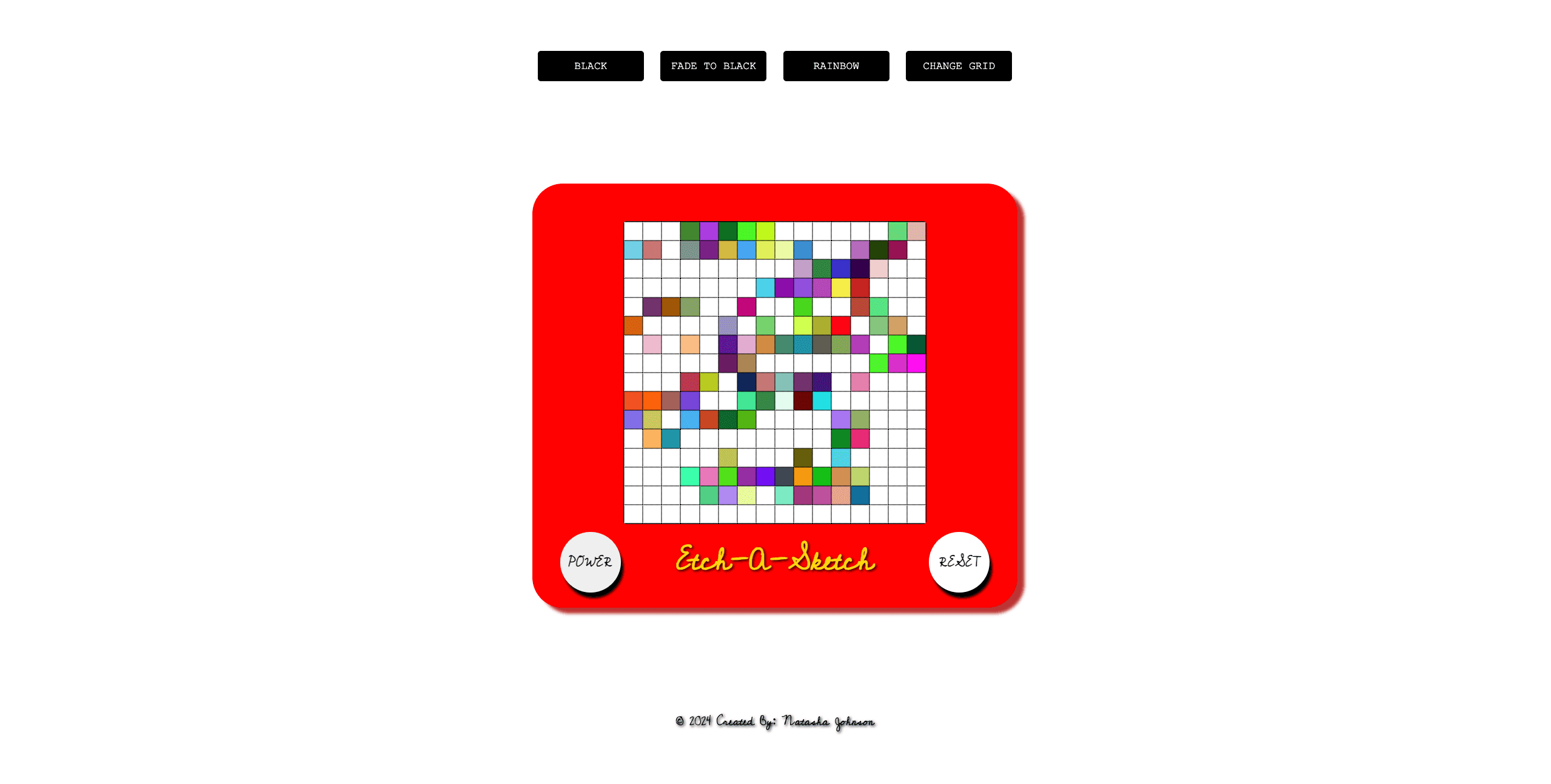 Etch-A-Sketch (Desktop Only) home page